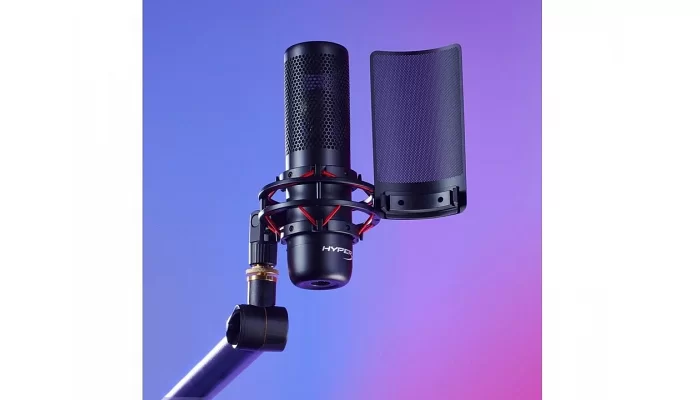 Микрофон для геймеров HyperX ProCast RGB Black, фото № 12
