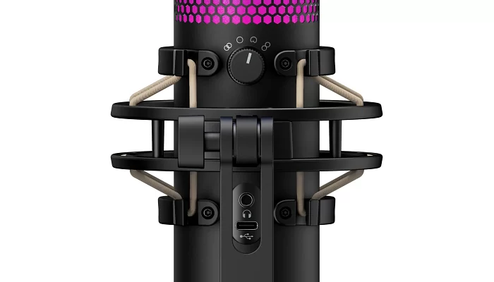 Микрофон для геймеров HyperX QuadCast S RGB Black, фото № 6
