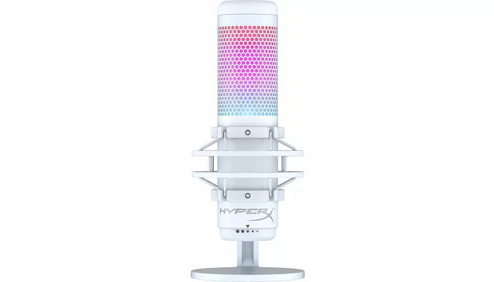 Микрофон для геймеров HyperX QuadCast S RGB, White/Grey, фото № 1