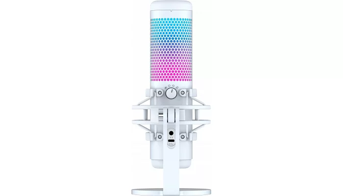Микрофон для геймеров HyperX QuadCast S RGB, White/Grey, фото № 2