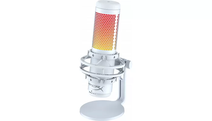 Микрофон для геймеров HyperX QuadCast S RGB, White/Grey, фото № 4