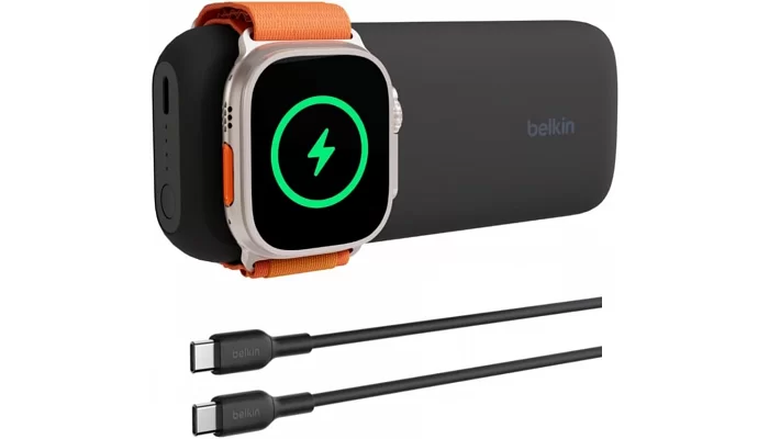 Портативное зарядное устройство Belkin Power Bank 10000mAh 20W Apple Watch Black, фото № 4