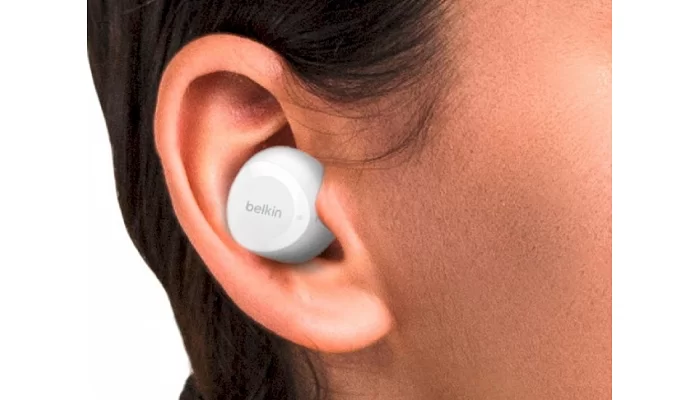 Бездротові вакуумні навушники TWS Belkin Soundform Bolt True Wireless White, фото № 9