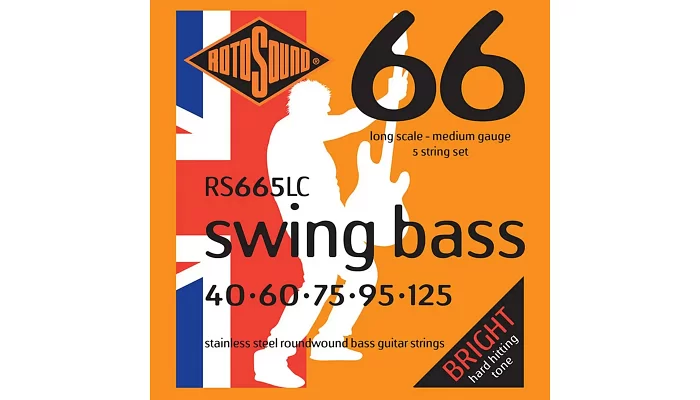 Струни для бас-гітари Rotosound RS665LC