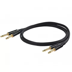 Інструментальний кабель 2 x Jack 6.3 мм стерео тато - 2 x Jack 6.3 мм стерео тато PROEL CHLP315LU15