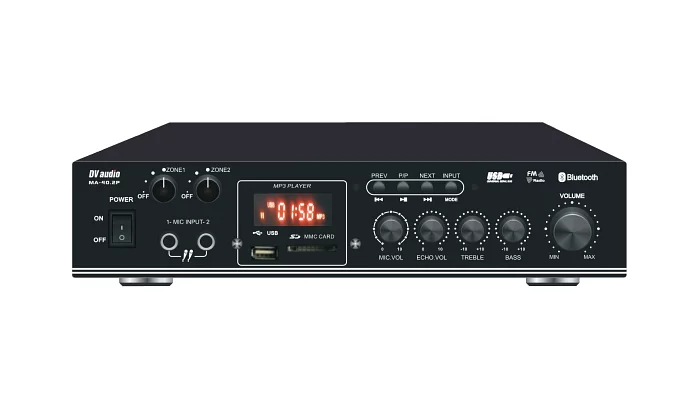 Трансляційний підсилювач потужності DV audio MA-40.2P, фото № 1