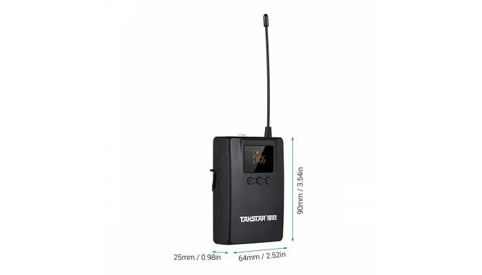 Приемник для систем персонального мониторинга Takstar WPM-300R (520-600МГц), фото № 3