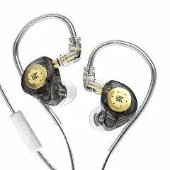 Вакуумные наушники KZ Audio EDX PRO BLACK with mic