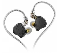 Вакуумні навушники KZ Audio ZS10 PRO BLACK without mic