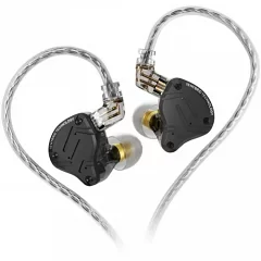Вакуумні навушники KZ Audio ZS10 PRO BLACK without mic