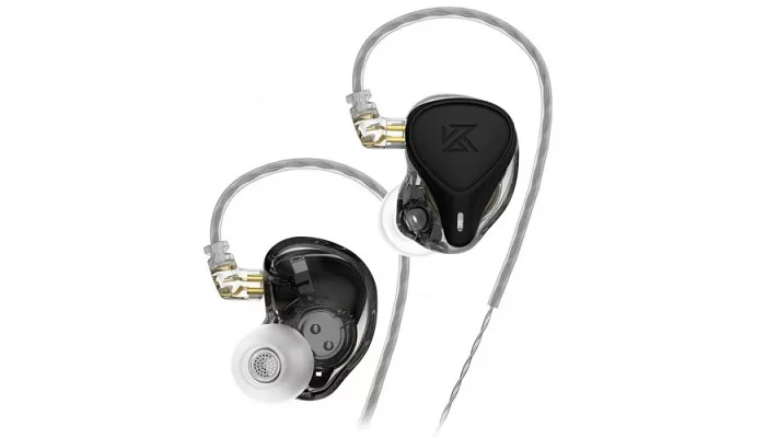 Вакуумні навушники KZ Audio ZEX PRO BLACK without mic, фото № 2