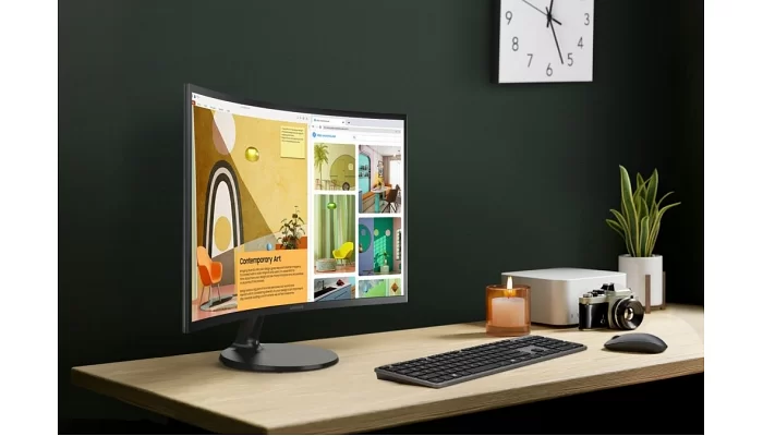 Монитор Samsung 27" S27C360E D-Sub, HDMI, VA, 75Hz, 4ms, CURVED, фото № 14