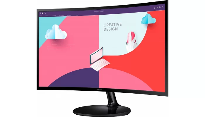 Монитор Samsung 27" S27C360E D-Sub, HDMI, VA, 75Hz, 4ms, CURVED, фото № 3