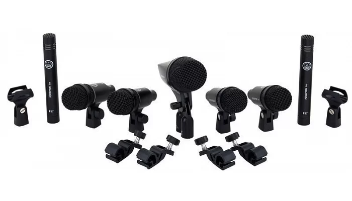 Набор инструментальных микрофонов для ударных AKG DRUMSET SESSION 1, фото № 1