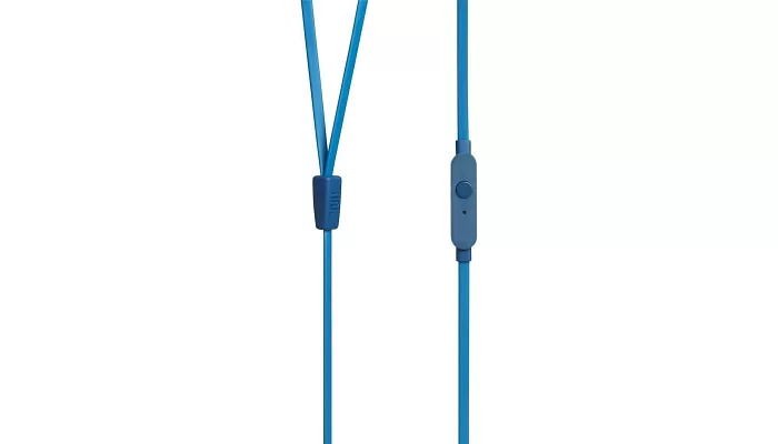 Вакуумні навушники JBL T110 Blue, фото № 4