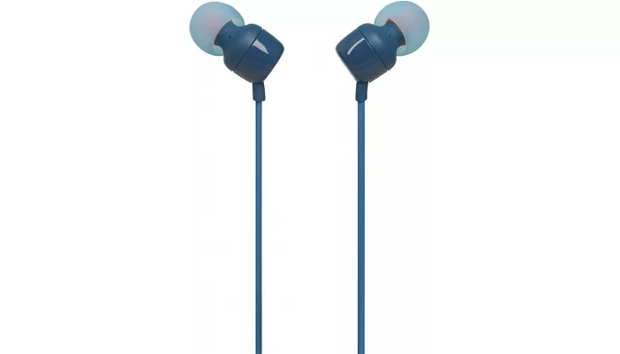 Вакуумні навушники JBL T110 Blue, фото № 5