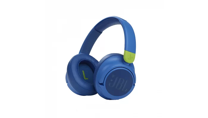 Детские беспроводные Bluetooth наушники JBL JR 460 NC Blue, фото № 2