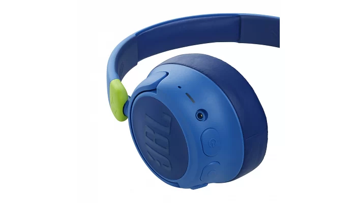 Детские беспроводные Bluetooth наушники JBL JR 460 NC Blue, фото № 7