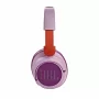 Детские беспроводные Bluetooth наушники JBL JR 460 NC Pink