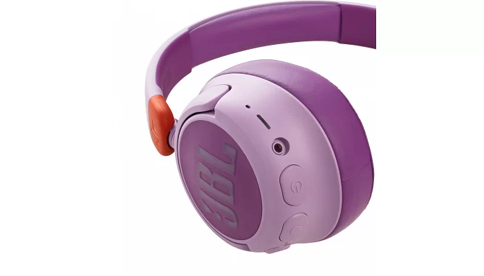 Детские беспроводные Bluetooth наушники JBL JR 460 NC Pink, фото № 7