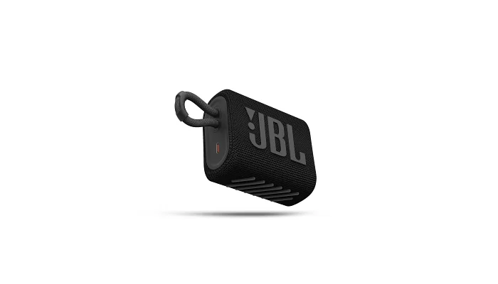 Беспроводная портативная акустическая система JBL GO 3 Black, фото № 4
