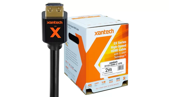 HDMI кабель тато - тато Xantech XT-EX-HDMI-2