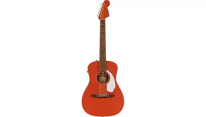 Электроакустическая гитара FENDER MALIBU PLAYER FIESTA RED WN, фото № 1