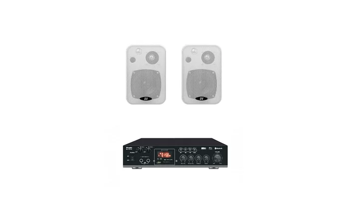 Комплект звуку DV audio MA402CON1W для приміщень до 40 м ², фото № 1