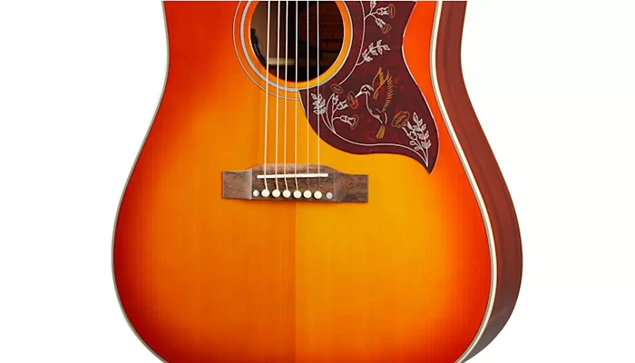 Электроакустическая гитара EPIPHONE HUMMINGBIRD AGED CHERRY SUNBURST GLOSS, фото № 4