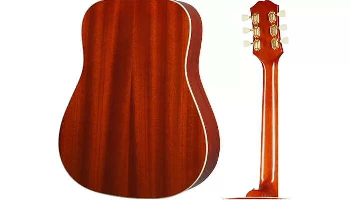 Электроакустическая гитара EPIPHONE HUMMINGBIRD AGED CHERRY SUNBURST GLOSS, фото № 5