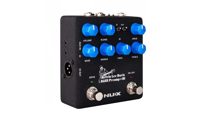 Предусилитель для бас-гитары NUX MLD Bass Preamp + DI Pedal (NBP-5), фото № 2