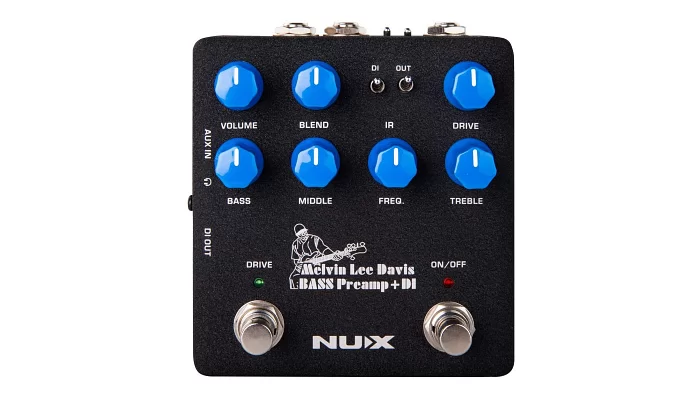 Предусилитель для бас-гитары NUX MLD Bass Preamp + DI Pedal (NBP-5), фото № 1