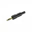 Кабельний роз'єм mini jack 3.5 мм стерео тато Roxtone RMJ3PL-B