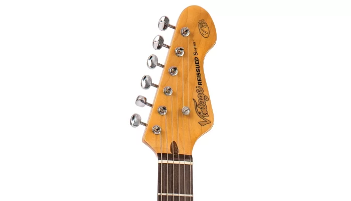 Електрогітара VINTAGE V65HTSB Tobacco Sunburst, фото № 7