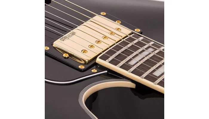 Напівакустична гітара VINTAGE VSA500GBK Gloss Black, фото № 9