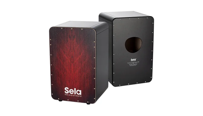 Кахон Sela CaSela Black - Red Dragon SE 046, фото № 2
