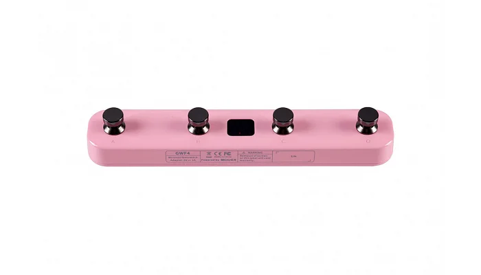 Футконтроллер бездротовий для гітари MOOER GWF4 WIRELESS FOOTSWITCH Pink, фото № 3