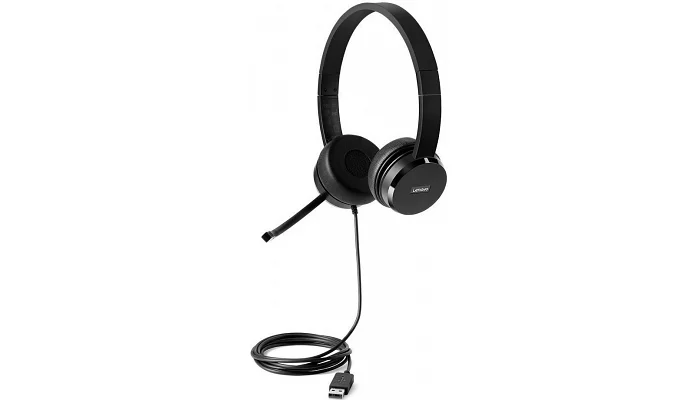 Гарнітура для ПК Lenovo 100 USB Stereo Headset, фото № 5