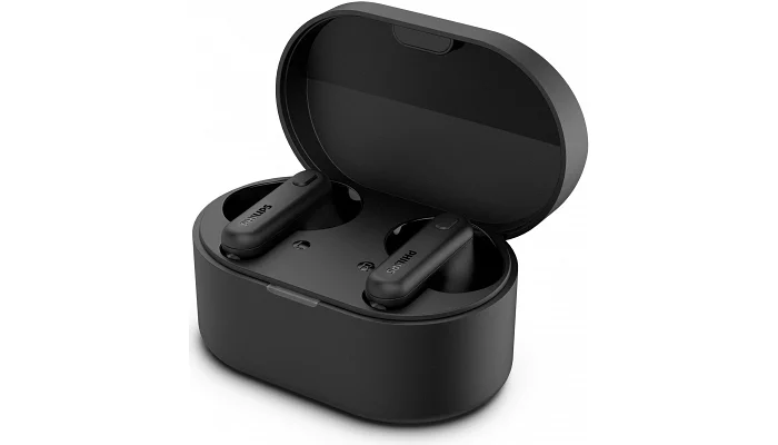 Бездротові вакуумні TWS навушники Philips TAT1108 Black, фото № 1