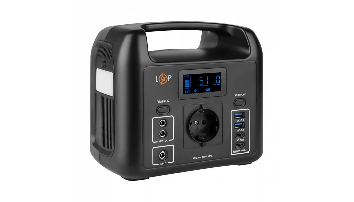 Багатофункціональна портативна зарядна станція LogicPower CHARGER 160 (160W, 204Wh), фото № 3