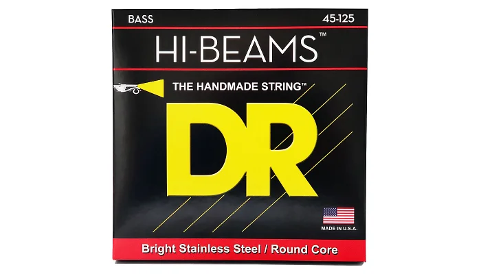 Струни для бас-гітари DR STRINGS HI-BEAM BASS - MEDIUM - 5-STRING (45-125), фото № 1