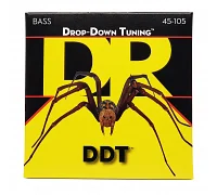 Струни для бас-гітари DR STRINGS DDT DROP DOWN TUNING BASS - MEDIUM (45-105)