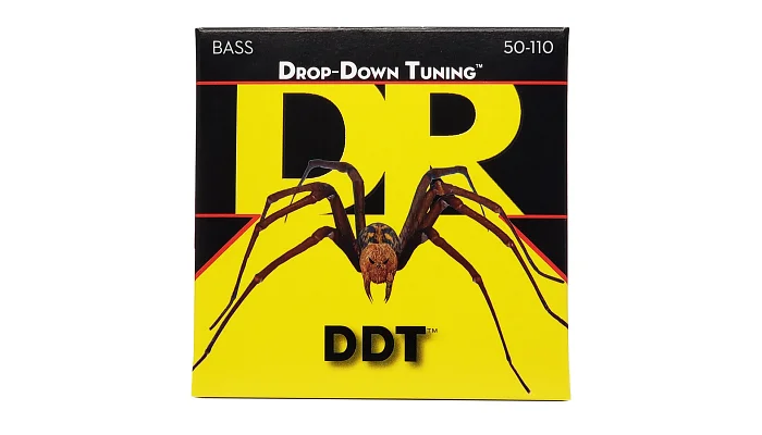 Струни для бас-гітари DR STRINGS DDT DROP DOWN TUNING BASS - HEAVY (50-110), фото № 1