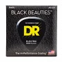 Струни для бас-гітари DR STRINGS BLACK BEAUTIES BASS 5-STRING - MEDIUM (45-125)
