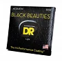 Струни для акустичної гітари DR STRINGS BLACK BEAUTIES ACOUSTIC - LIGHT (12-54)