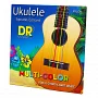 Струни для укулеле DR STRINGS MULTI-COLOR UKULELE SOPRANO/CONCERT