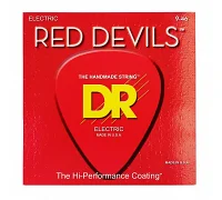 Струни для електрогітари DR STRINGS RED DEVILS ELECTRIC - LIGHT HEAVY (9-46)