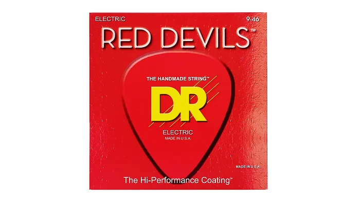 Струни для електрогітари DR STRINGS RED DEVILS ELECTRIC - LIGHT HEAVY (9-46), фото № 1