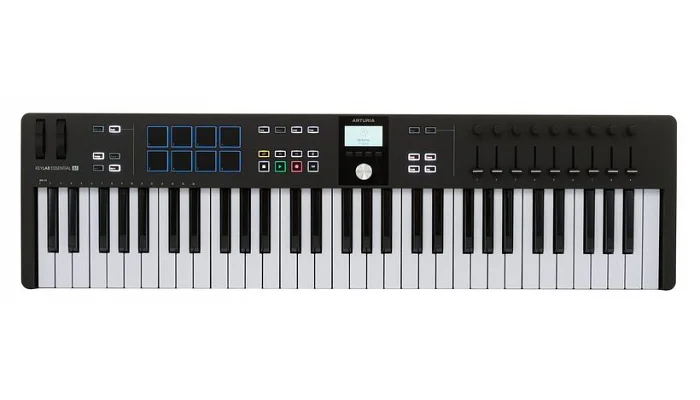 MIDI-клавіатура Arturia KeyLab Essential 61mk3 Black + Arturia Pigments, фото № 1