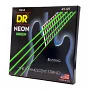 Струни для бас-гітари DR STRINGS NEON GREEN BASS - MEDIUM - 5 STRING (45-125)